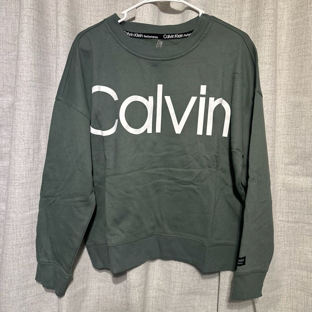 Calvin Klein Cropped Crewneck Sweater
